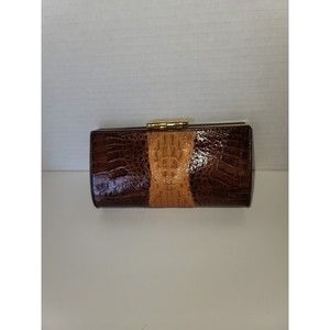 Genuine Crocodile Clutch/wallet. Vintage